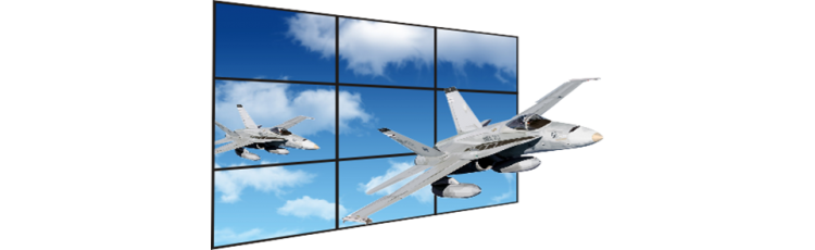 Glasses-free 3D video wall